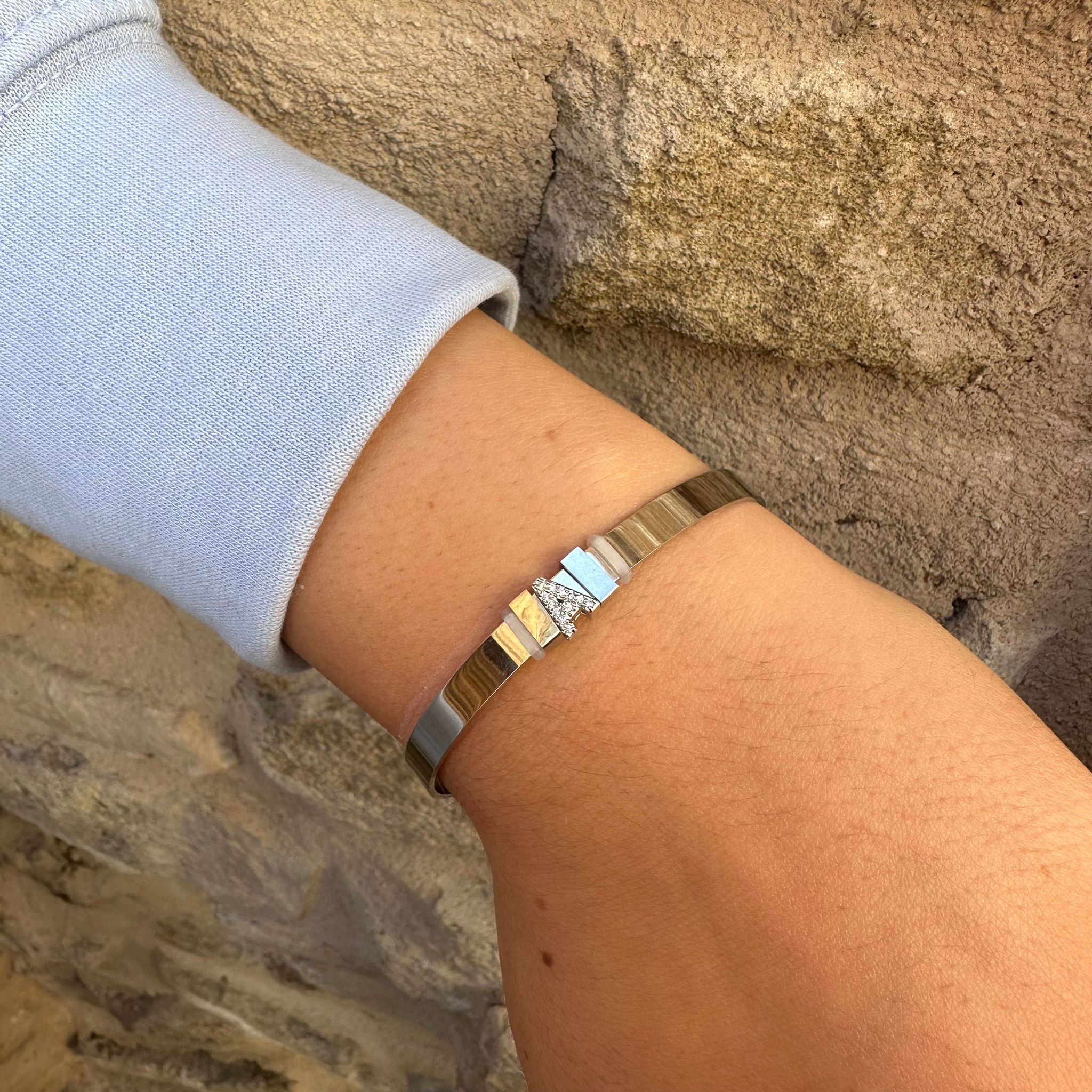 Bracciale Rigido Personalizzabile❤️🌈 - Soffio Jewels
