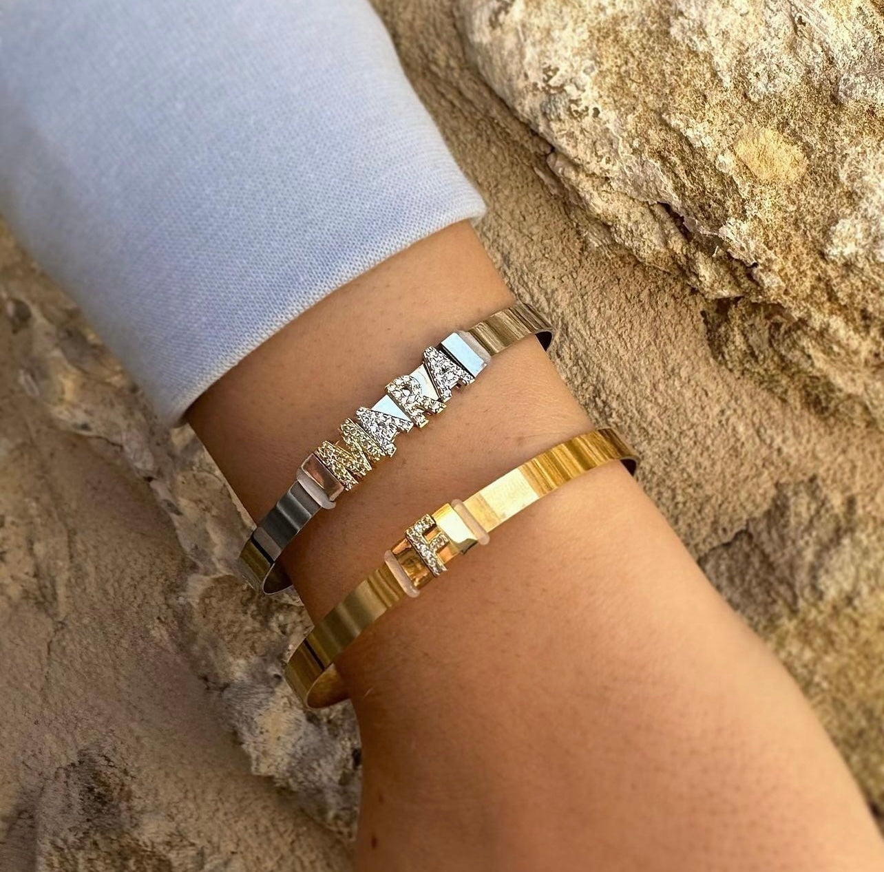 Bracciale Rigido Personalizzabile❤️🌈 - Soffio Jewels