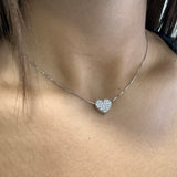 Collana Cuore Zirconato