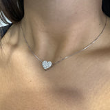 Collana Cuore Zirconato