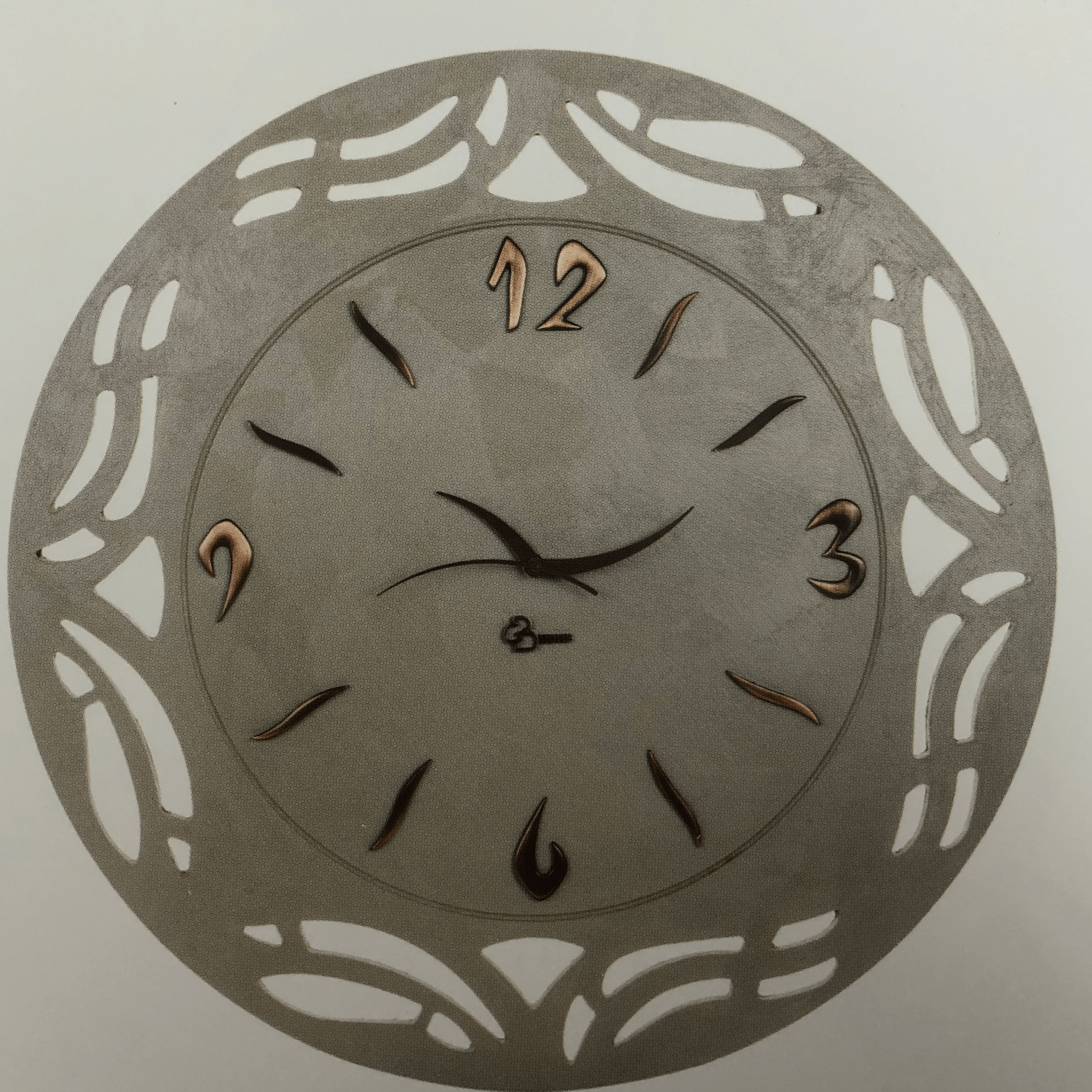 Orologio Rotondo su legno - Soffio Jewels