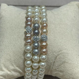 Bracciali tris di perle