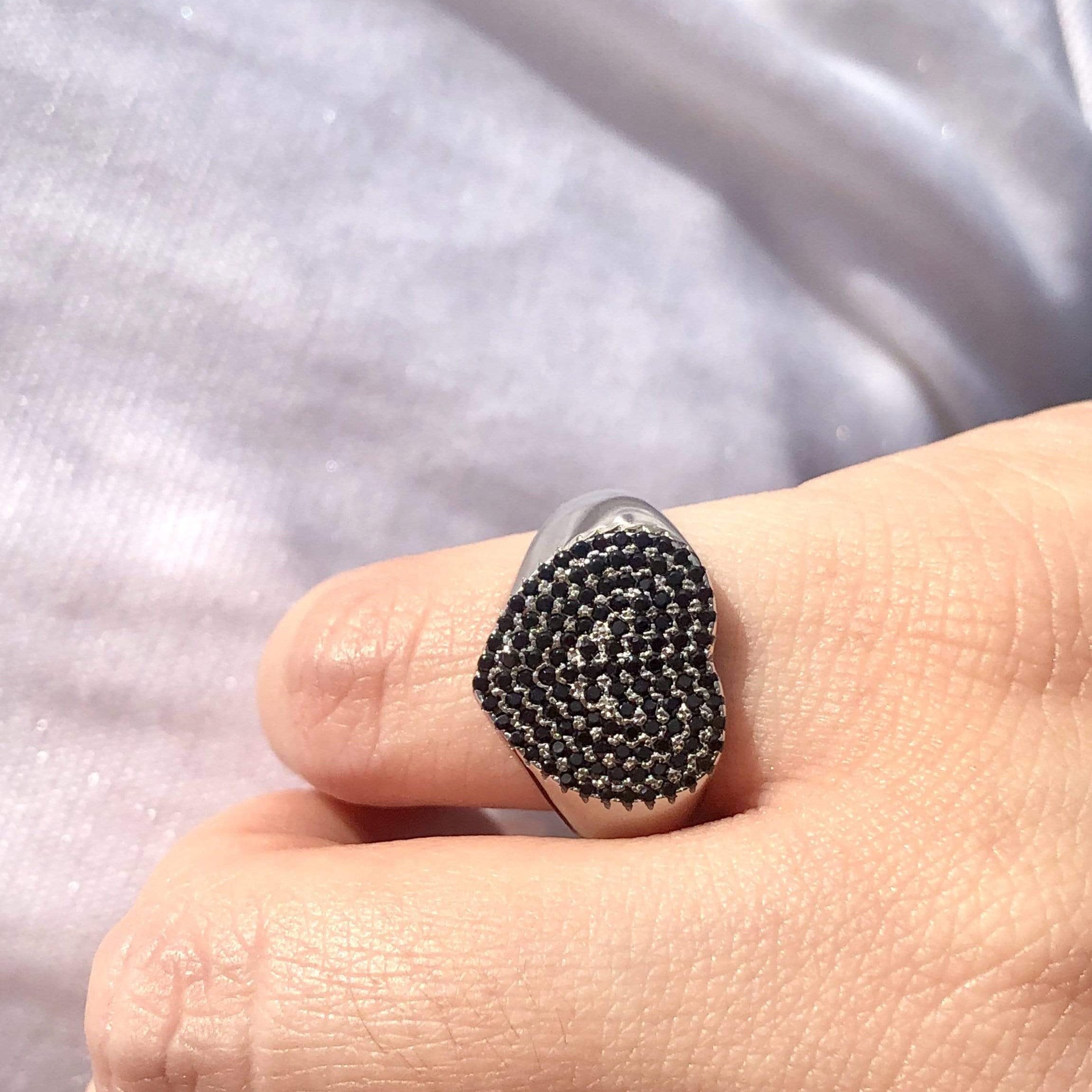 Anello chevalier cuore - Soffio Jewels