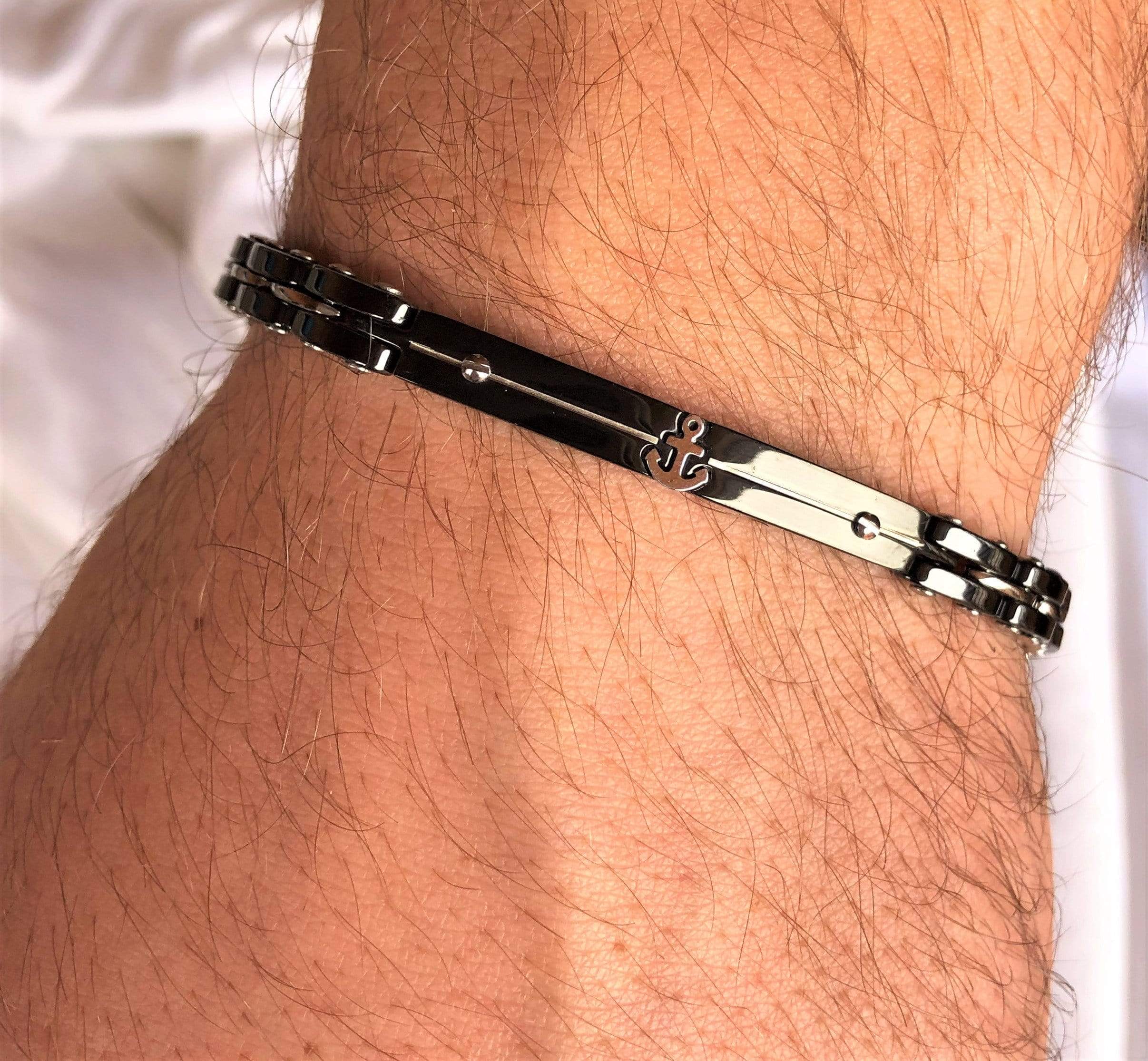 Bracciale Men con Ancora - Soffio Jewels