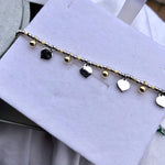 Bracciale con cuori pendenti - Soffio Jewels