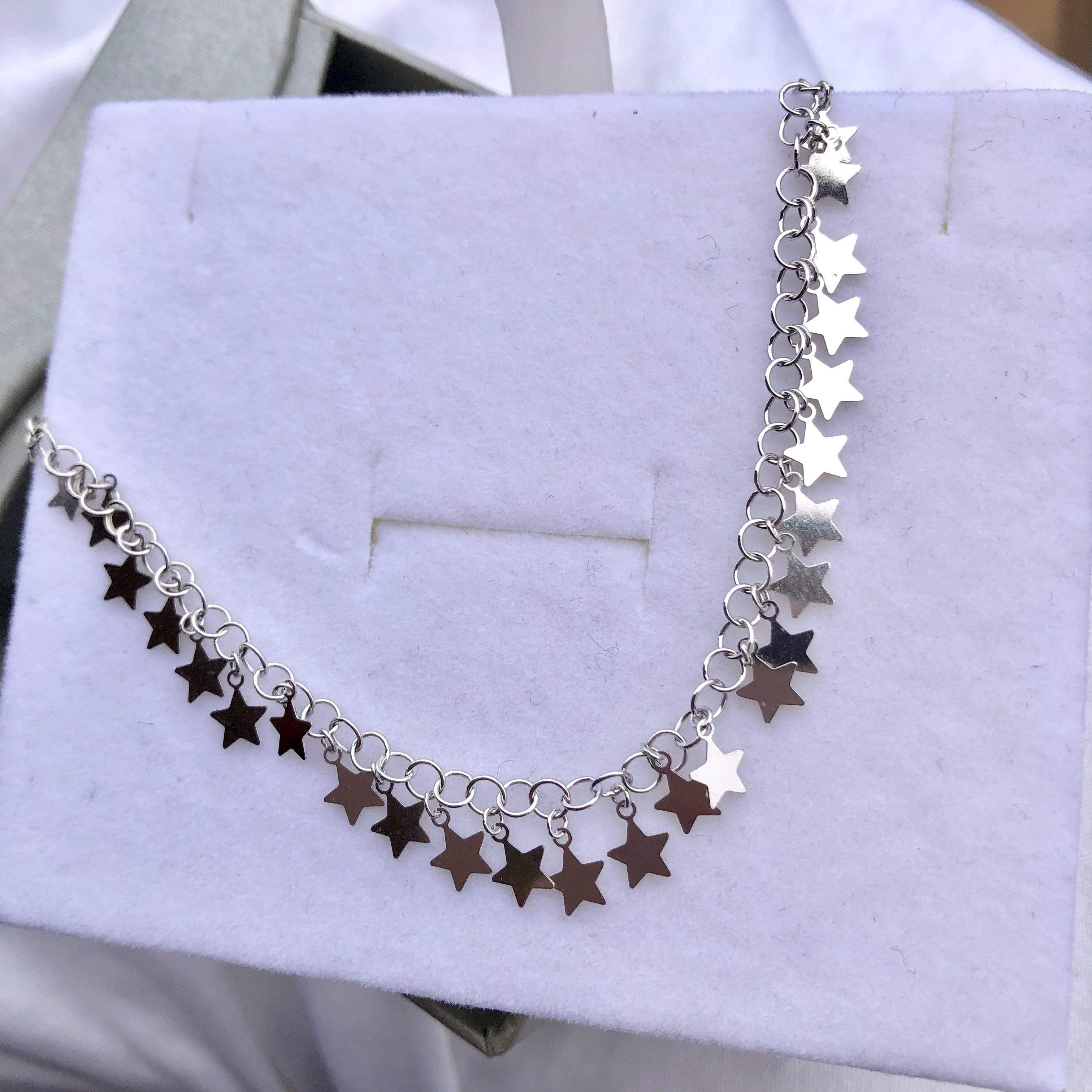 Bracciale con stelline in argento - Soffio Jewels