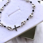Bracciale con croce zirconata - Soffio Jewels