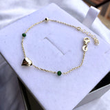 Bracciale con cuore e pietre - Soffio Jewels