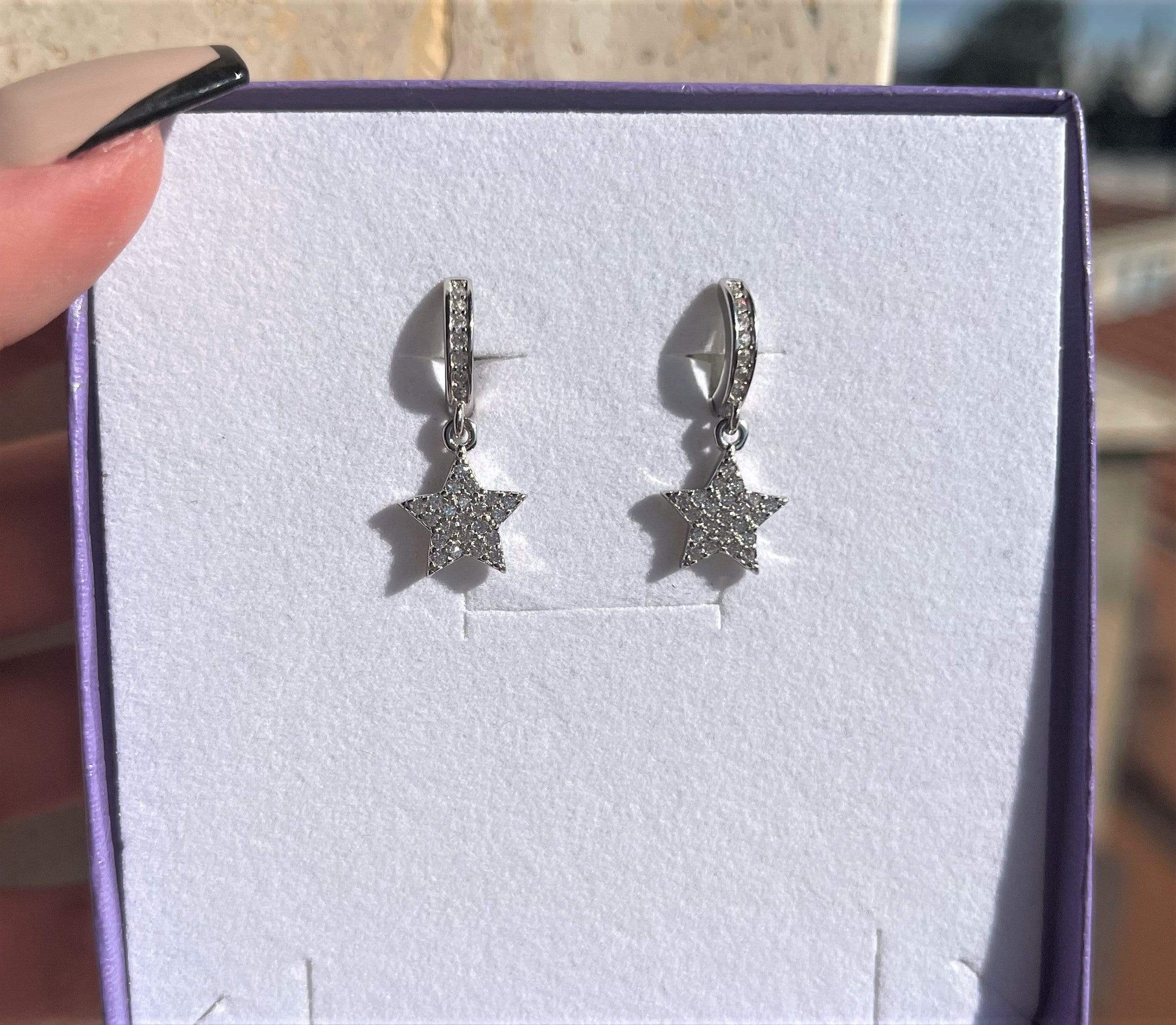 Orecchini stella pendente - Soffio Jewels