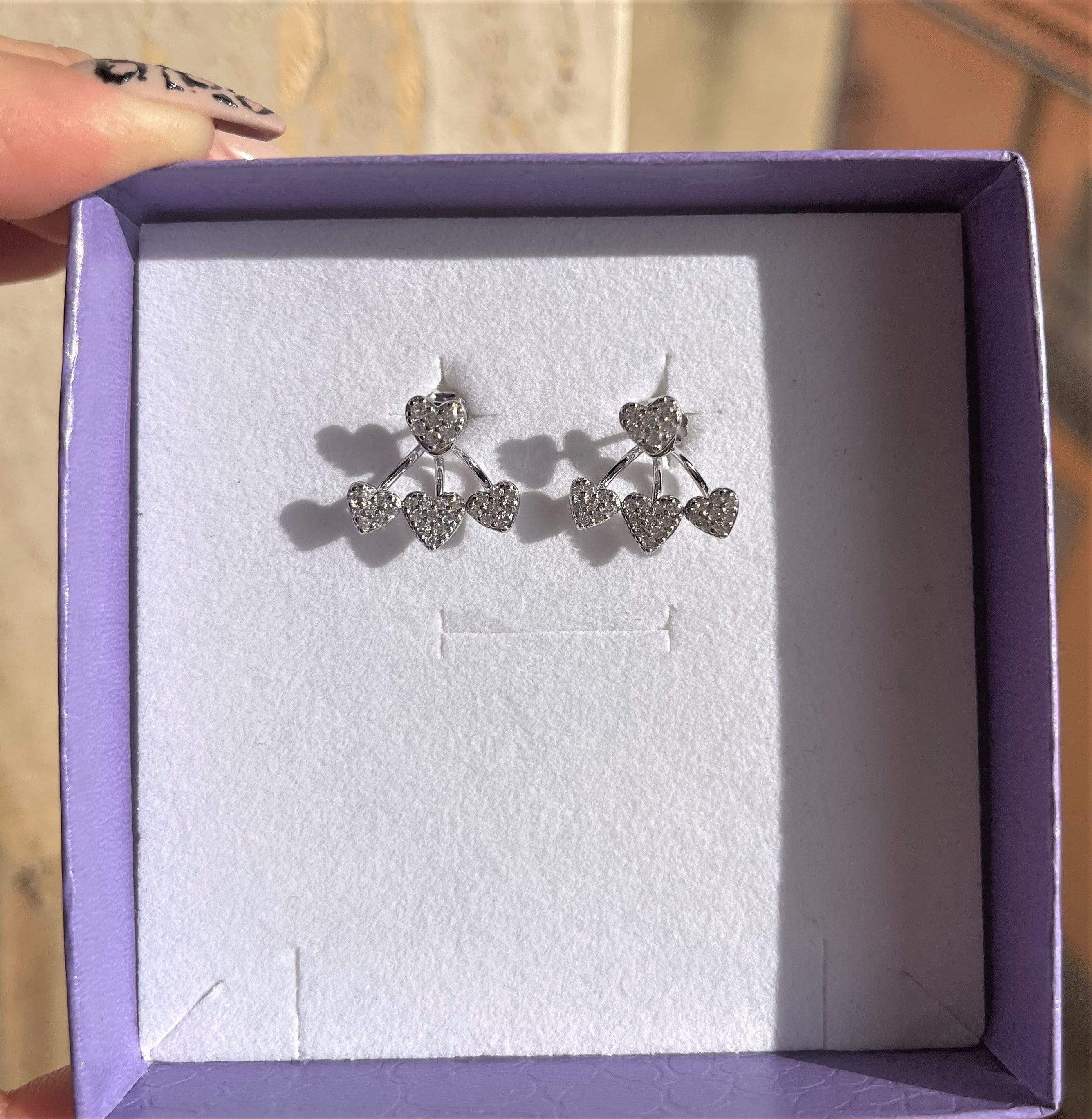 Orecchini cuori - Soffio Jewels