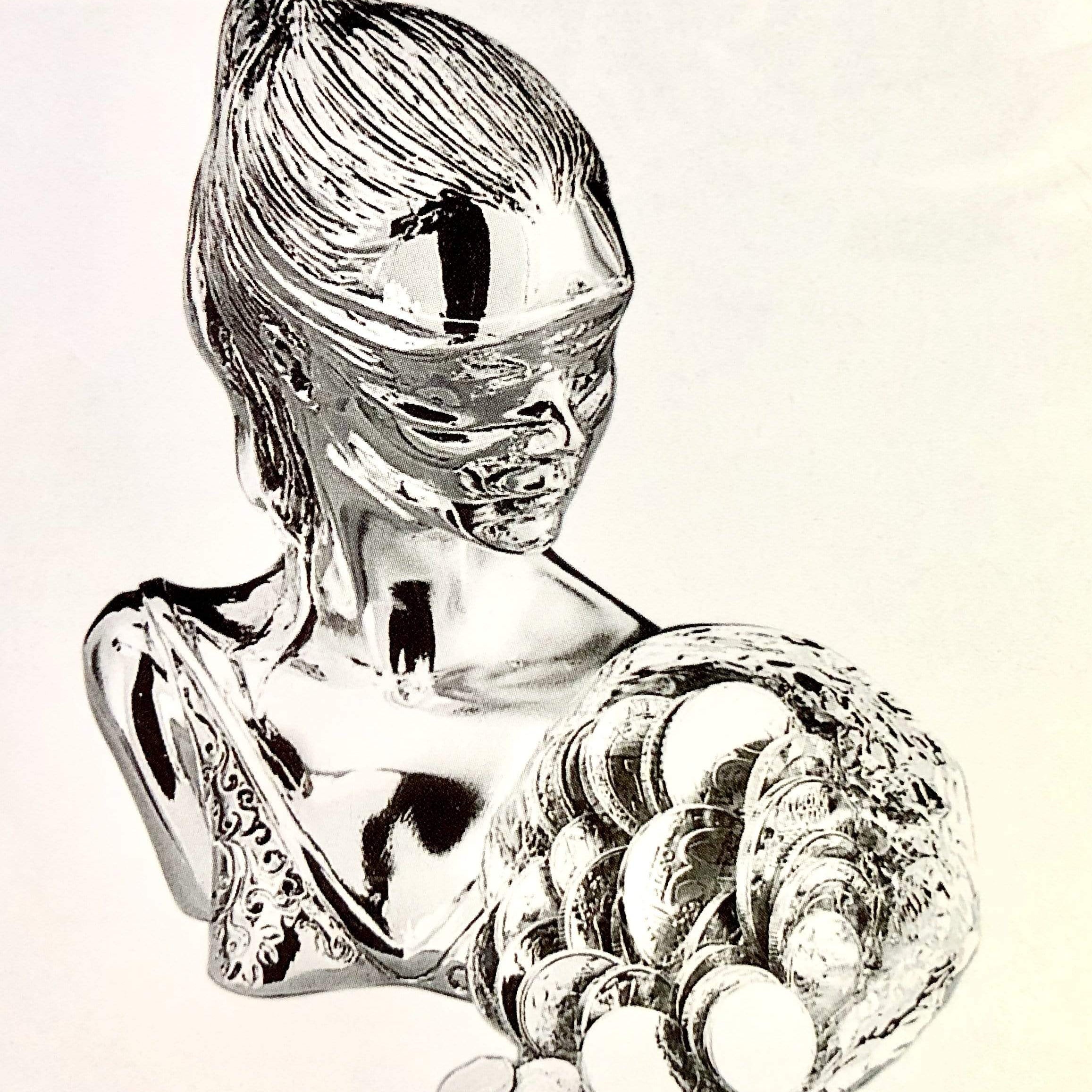Dea bendata con cornucopia portafortuna - Soffio Jewels