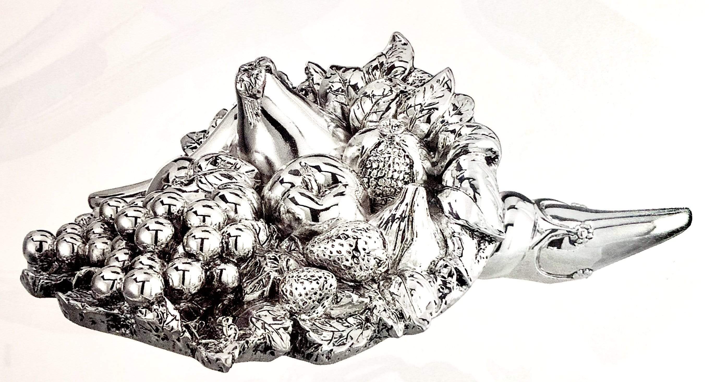 Cornucopia in Argento con frutta - Soffio Jewels