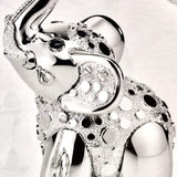 Elefantino portafortuna argento con bolle - Soffio Jewels