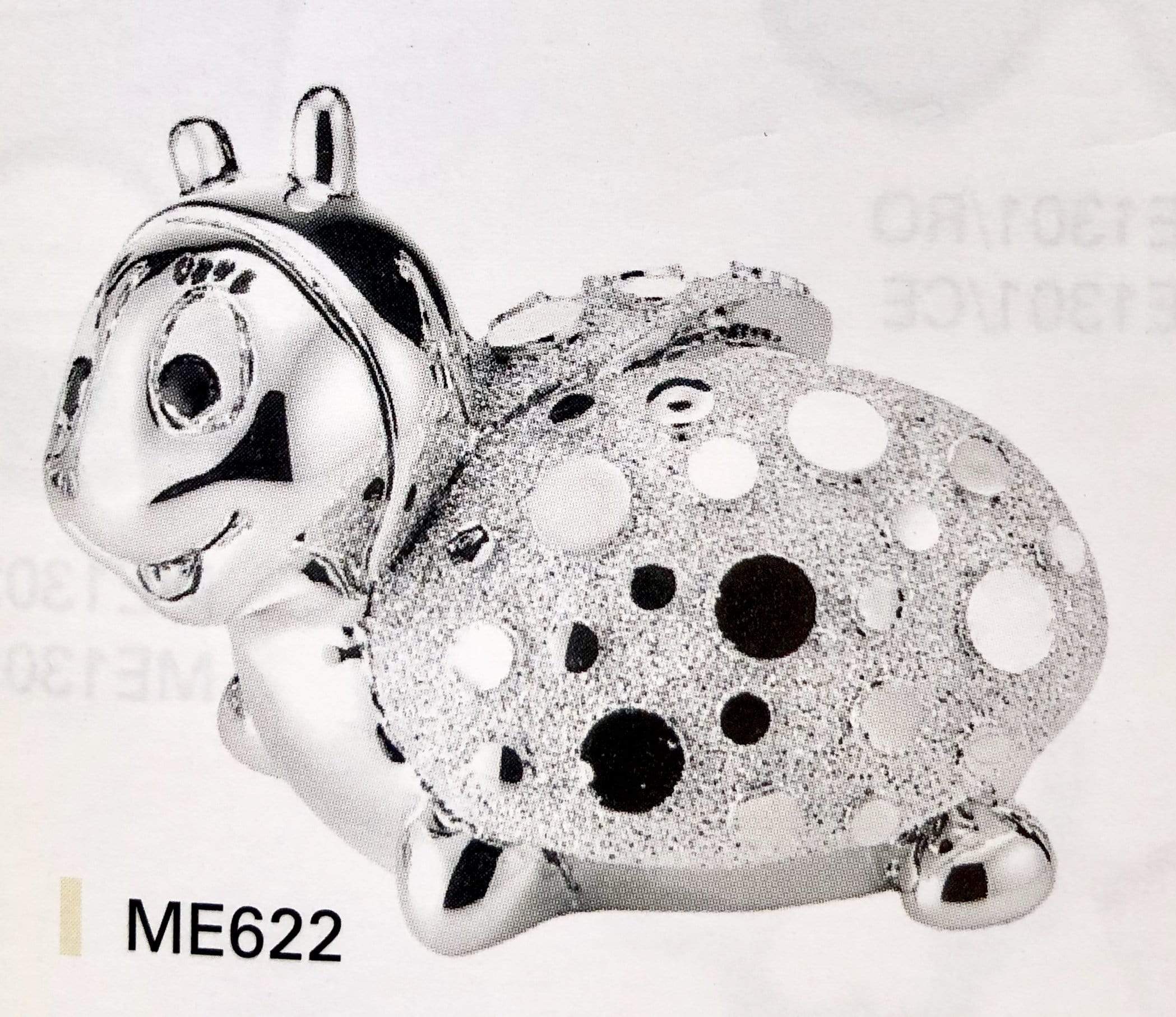Coccinella portafortuna argento con bolle - Soffio Jewels