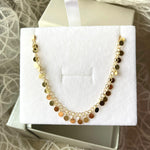 Collana con pendenti sfere schiacciate - Soffio Jewels