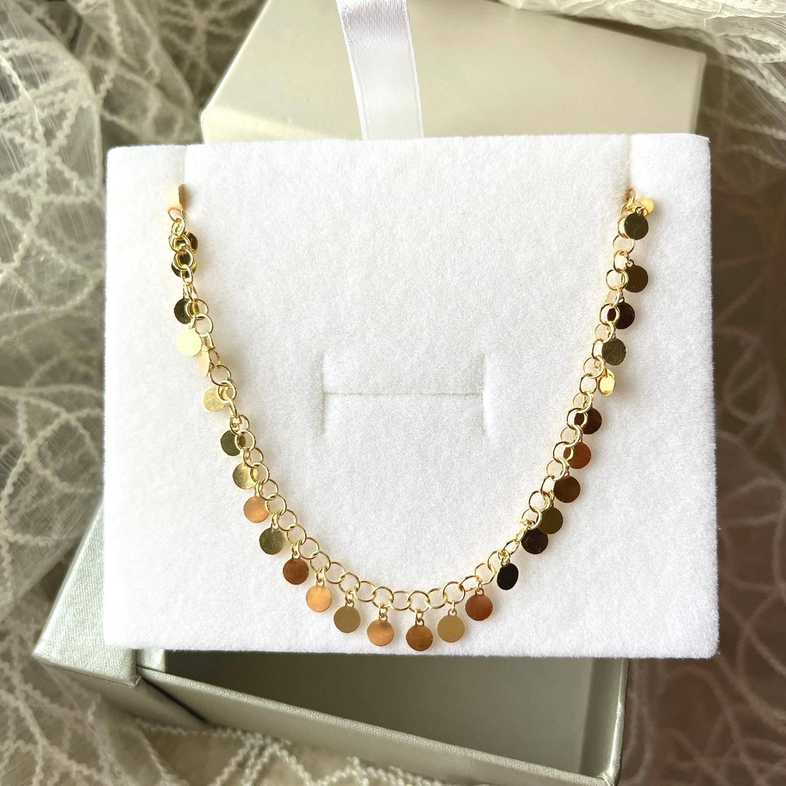 Collana con pendenti sfere schiacciate - Soffio Jewels