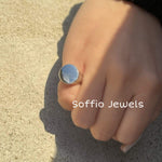 Anello chevalier tondo - Soffio Jewels