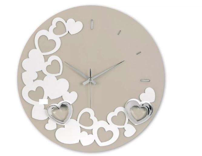 Orologio rotondo con cuori - Soffio Jewels